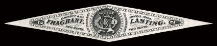 RT8d, Hoyt, E.W. & Co., 2c Black, watermarked, imperforate, a remarkably choice single, with large to extra large margins all around, crisp impression, few small creases which
do not detract from its very fine appearance.