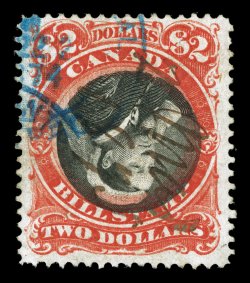 van Dam FB53a, 1868 $2.00 Third Bill revenue, Center Inverted, an extraordinary quality used example of this very rare and popular error, being not only completely free of any
of the flaws that affect the few known copies, but is likely among