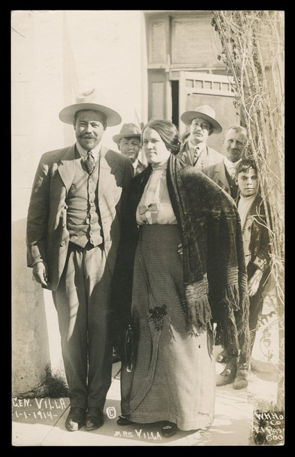 [Pancho Villa Expedition] Excellent group of photographs, most of them period postcards from the border clashes between US forces and Mexican rebels in 1917 as Gen. John
Pershing sought to capture Mexican rebel leader Pancho Villa after some raid