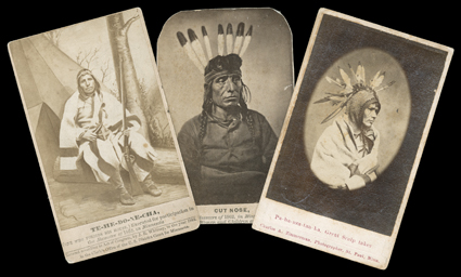 [Sioux War] Outstanding trio of content letters from Rev. Gideon H. Pond to Dr. TS Williamson, both missionaries to the Sioux, concerning Native American prisoners who were
captured or who surrendered, ending the Sioux War, also known as the Dako
