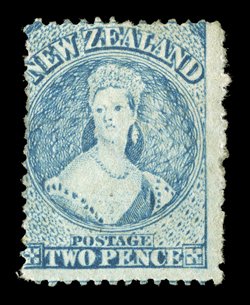 2d. pale blue (Plate I, worn), unused with part original gum, fresh bright color and an attractive example. B.P.A. Certificate (1947). Sc. 28C S.G. 105, £900.