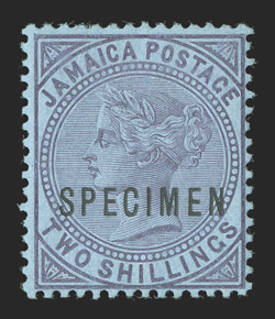 S.G. 47-56s, 1910-11 3d-2- Victoria, overprinted SPECIMEN cplt., o.g., l.h. or trivial h.r., fresh and fine-very fine set (Scott 40s, 43s, 44s, 48-49s, 51s).