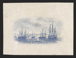 S.G. 98E, 1922 6d Vignette only proof in blue on thin 46x34mm card, very fine ex-Cameron (Scott 95E)