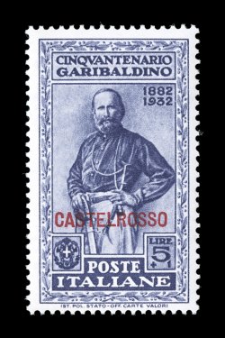 Sassone 30-39, 1932 Garibaldi issue cplt., a fresh mint set, o.g., n.h., fine-very fine (Scott 80-89 $550.00).