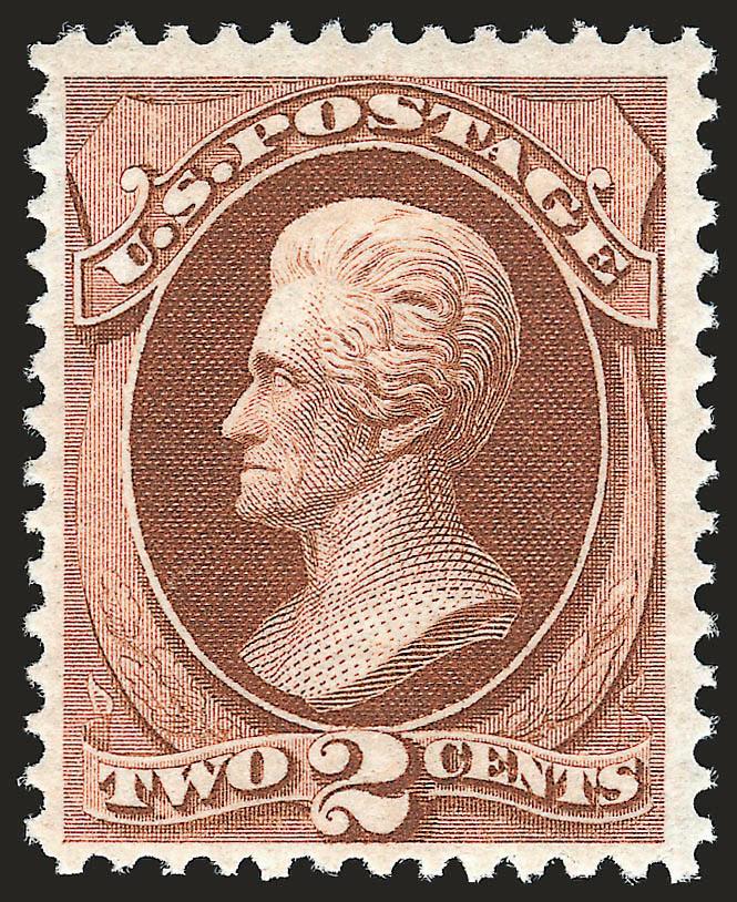 2c Red Brown (146). Mint N.H.,> deep rich color on bright paper, long and full perforations, Very Fine and choice, Scott Retail as hinged