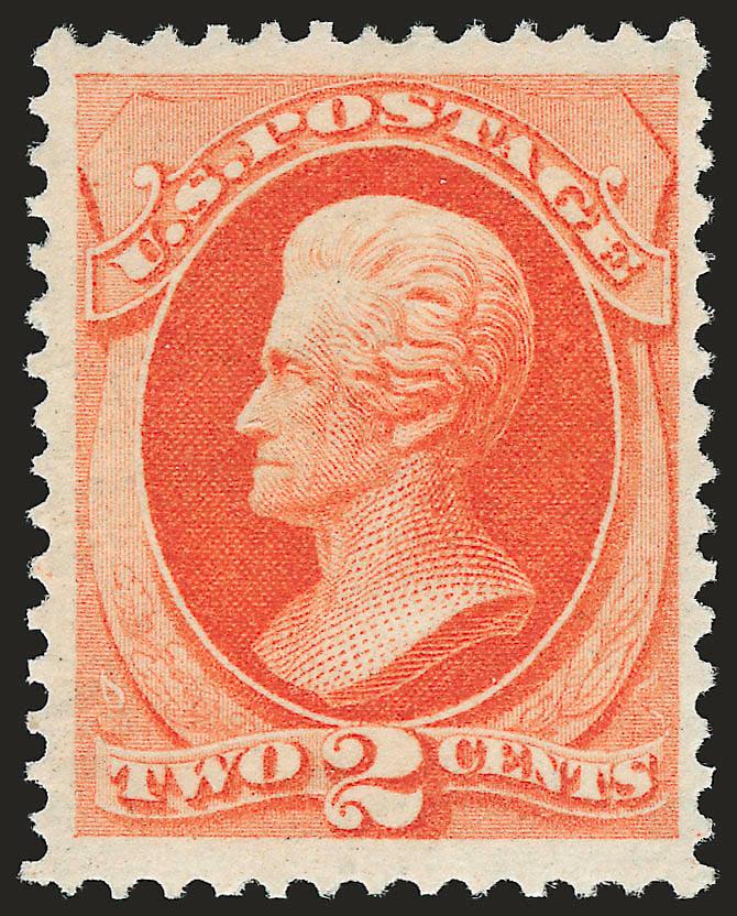 2c Vermilion (178). Mint N.H.,> vibrant color on bright paper, wide margins, fresh and Extremely Fine, with 1983 and 1995 P.F. certificates, Scott Retail as hinged