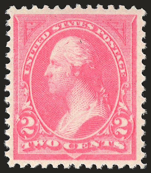 2c Pink, Ty. I (248).> Mint N.H., dazzling color on crisp paper, well-balanced margins, Extremely Fine, with copy of 1989 P.F. certificate for block of four