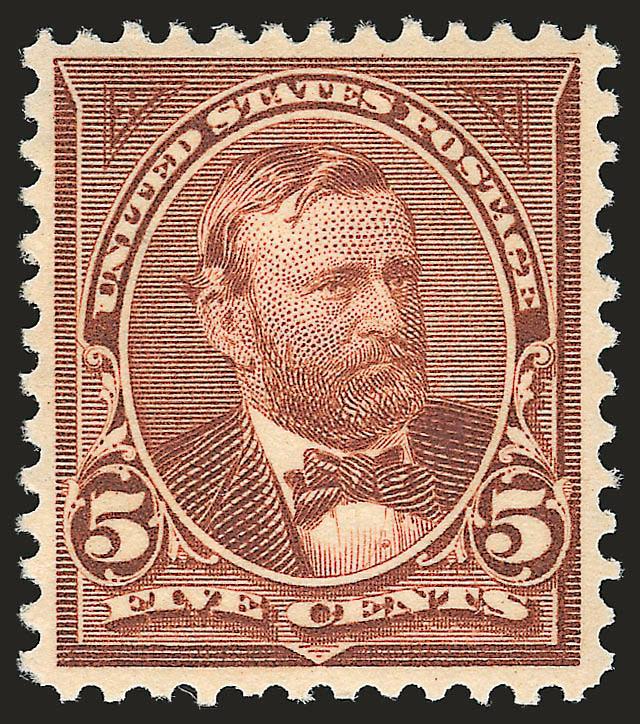 5c Chocolate (270).> Mint N.H., pretty shade, well-balanced margins, fresh and Extremely Fine, a pretty stamp, with 1997 P.F. certificate