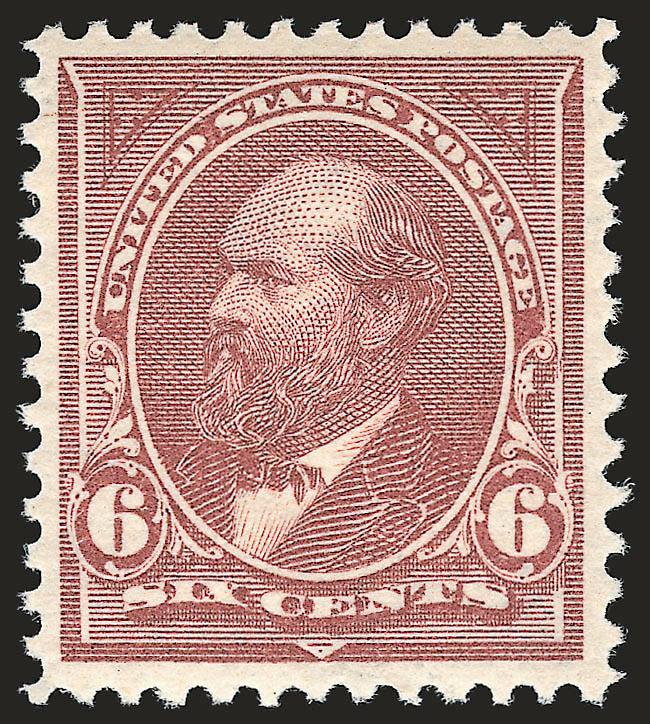 6c Dull Brown (271).> Mint N.H., pretty color in a bright shade on post office-fresh paper, long and full perforations all around, Extremely Fine, a beautiful stamp which is difficult to find in such choice
condition, with 1997 P.F. and 2007 P.S.E. c
