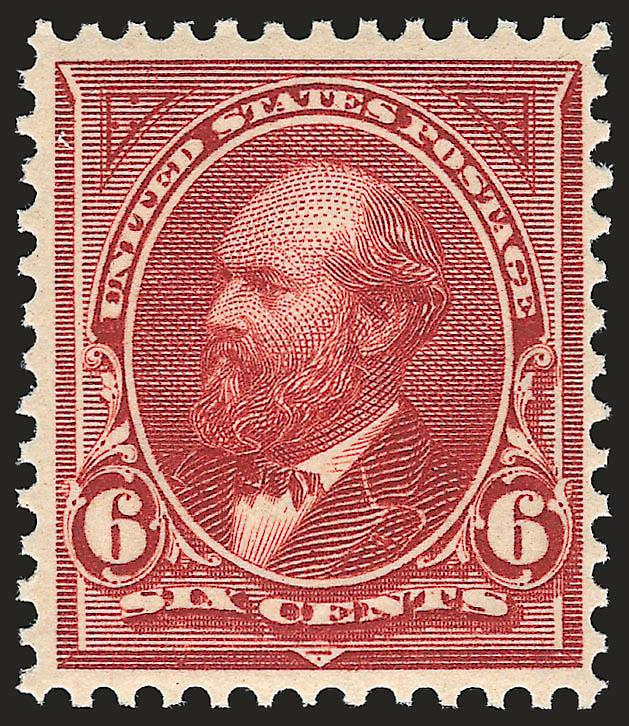 6c Lake (282).> Mint N.H., pretty shade, crisp impression, Very Fine and choice