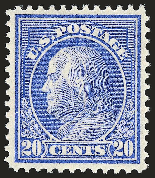 20c Ultramarine (419).> Mint N.H., pretty shade on bright paper, well-balanced margins, Extremely Fine, with 1987 P.F. certificate