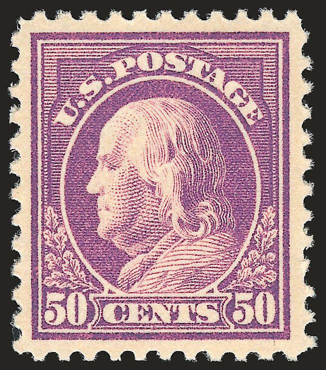50c Red Violet (517).> Mint N.H., intense shade on post office-fresh paper, well-proportioned margins, Extremely Fine, a beautiful stamp