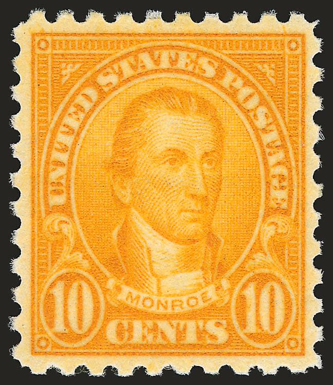 1c-10c 1923-26 Issue, Perf 10 (581-591).> Mint N.H., deep rich colors, each stamp selected for unusually choice centering, fresh and Very Fine-Extremely Fine