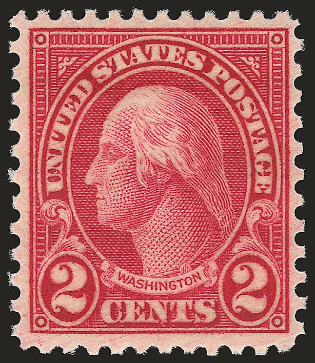 2c Carmine, Ty. II (634A).> Mint N.H., intense shade and impression, Very Fine and choice