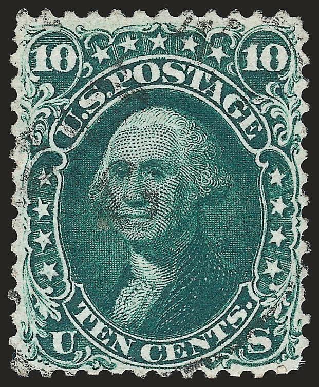 1c Bowlsby Patent Coupon, Plate Essay, Perforated All Around (63-E13f).> Block of four in Blue, original gum, bright color, couple extraneous ink marks, otherwise Fine-Very Fine, also incl. single of No. 63-E13g
in Red