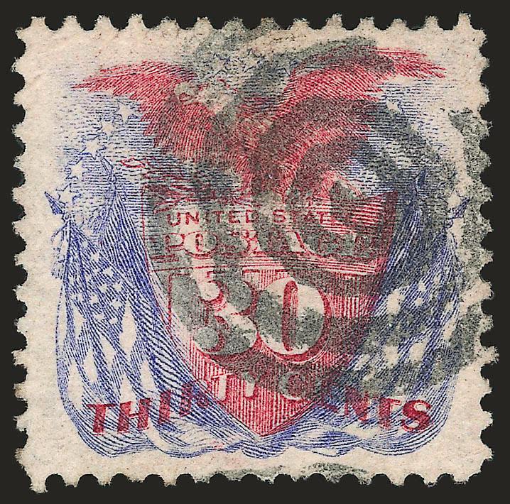 1c-90c 1869 Pictorial Issue (112-117, 119-121).> Used, incl. 2c with red and blue cancels, 6c with magenta cancel, 12c with trace of red cancel, few flaws, appear Fine-Very Fine, better than your usual group
lot