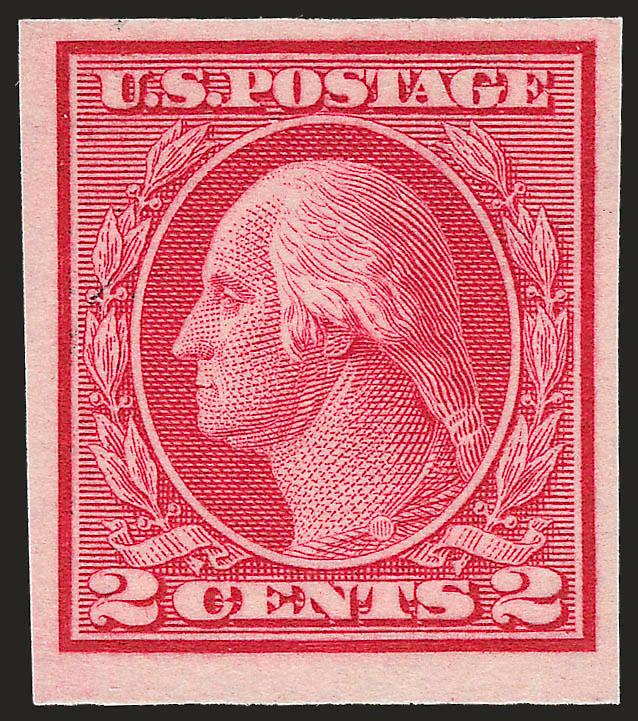 2c Carmine, Ty. I, Imperforate Coil (459).> Mint N.H., brilliant color, large margins, Very Fine and choice, with 2005 P.F. certificate