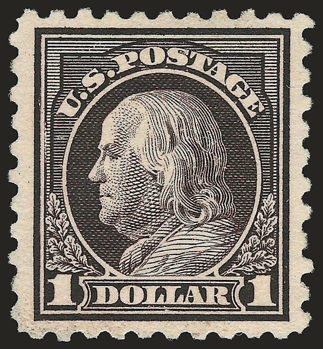 $1.00 Violet Black (478).> Lightly hinged, rich color and proof-like impression, Very Fine and choice, with 1982 P.F. certificate