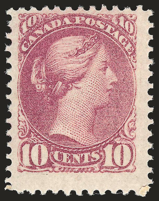 1880, 10c Magenta (40a).> Original gum, wide margins and deep rich color, Fine