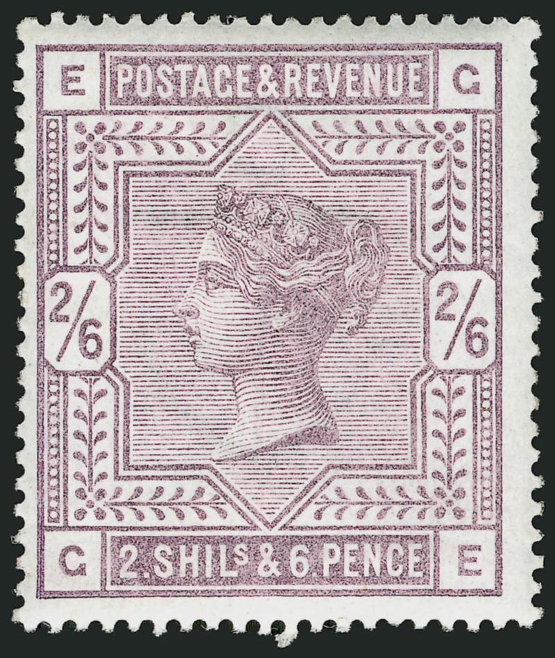 1883, 2sh6p Lilac (96 SG 178).> Original gum, bright color, fresh and Fine, SG £400