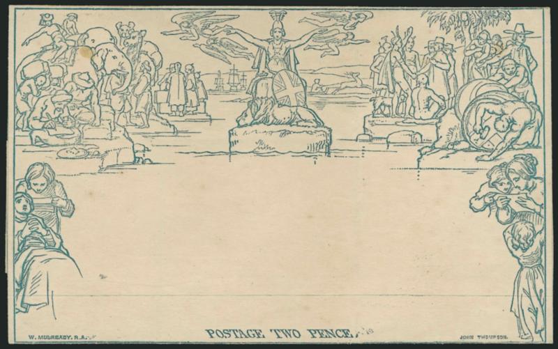 1840, 1p-2p Mulready Envelope (U1-U2).> Unused, first A19, second a99, few trivial wrinkles or age spots, appear Fine-Very Fine, SG £525