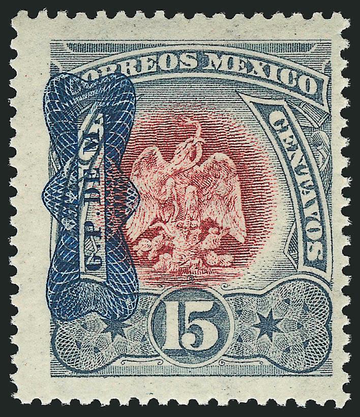 MEXICO, 1916, 15c Lavender and Claret (516).> Mint N.H., Fine and attractive, Scott Retail as hinged