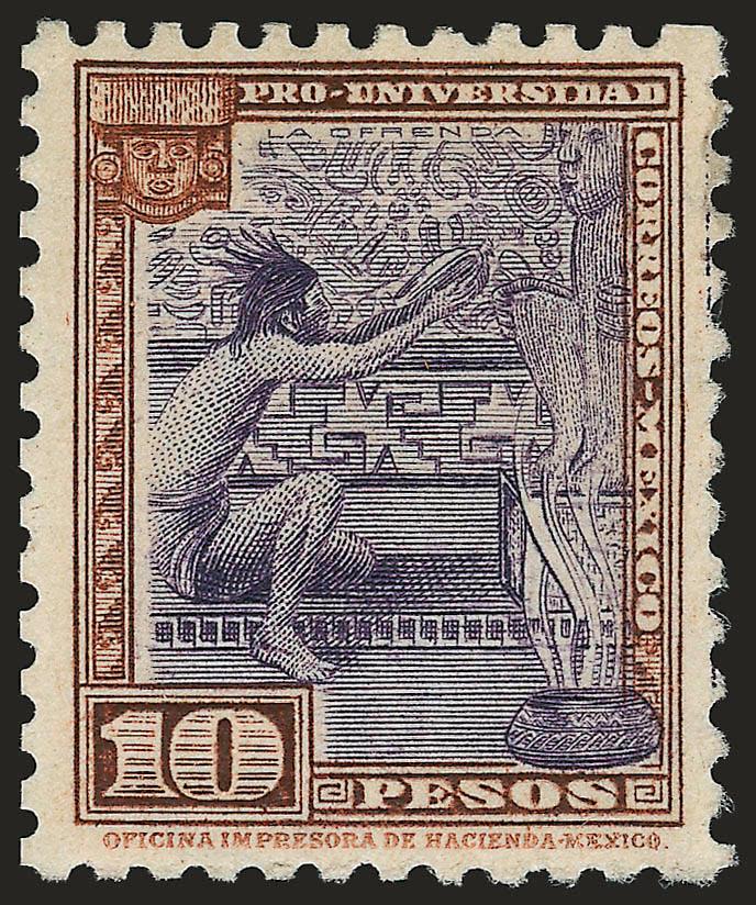 MEXICO, 1934, 5c-10p University (698-706).> Fine-Very Fine set, also incl. No. RA13B