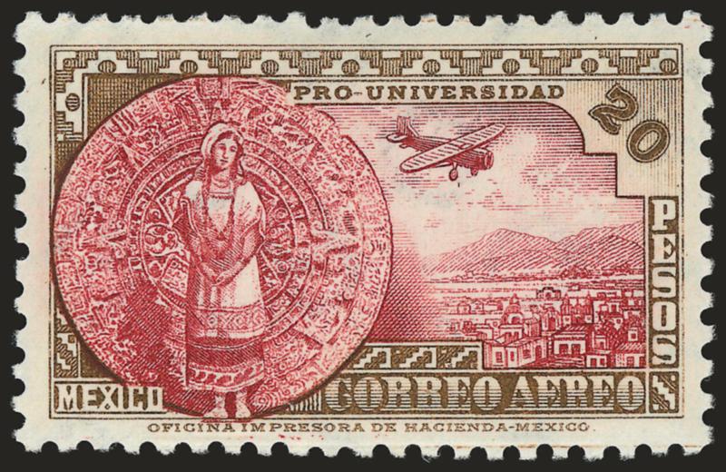 MEXICO, 1934, 20c-20p University (C54-C61).> Lightly hinged, Fine-Very Fine