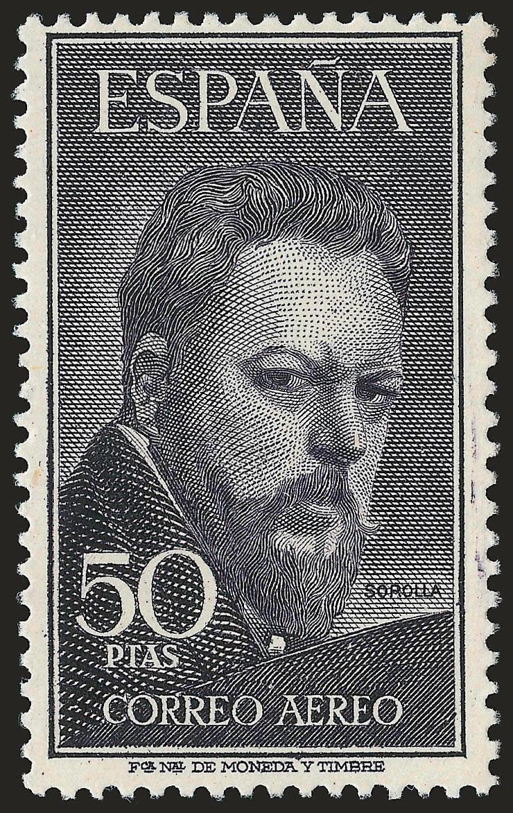 SPAIN, 1953, 50p Sorolla (C144).> Mint N.H., Very Fine