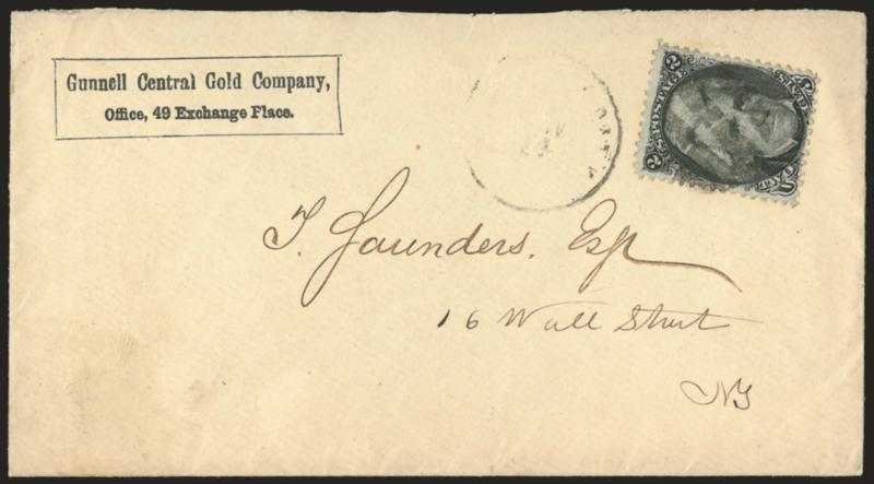 Cover Balance.> Three covers, incl. No. 26 with double row of vertical perfs at left on red and blue waving flag patriotic, No. 73 on cover with Gold Company corner card, last is No. 114 on all-over advertising
cover for clothing establishment, few f