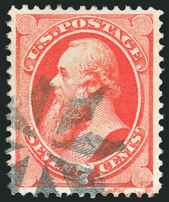 7c Vermilion (149).> Well-centered with crisp color, neat circle of diamonds cancel, Very Fine and choice, with 2005 P.F. certificate