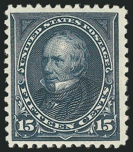 15c Dark Blue (259).> Mint N.H., rich color and crisp impression, Very Fine, ex Silver Lake, with 1994 and 2004 P.F. certificates