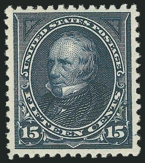 15c Dark Blue (274).> Mint N.H., deep dark shade on radiant white paper, beautifully centered with nicely proportioned margins, Extremely Fine, with 2003 P.F. certificate