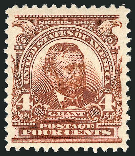 4c Brown (303).> Mint N.H., warm shade on post-office fresh paper, wide margins, fresh and Extremely Fine, with 2005 P.S.E. certificate (XF 90 SMQ $510.00)