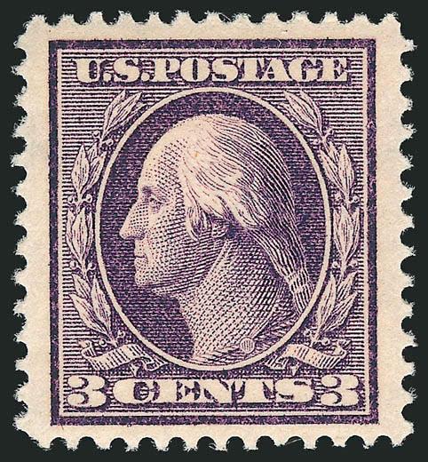 3c Deep Violet (333).> Mint N.H., Deep rich color on bright paper, Jumbo margins which are well-balanced, Extremely Fine, a beautiful stamp, with 2001 P.F. certificate