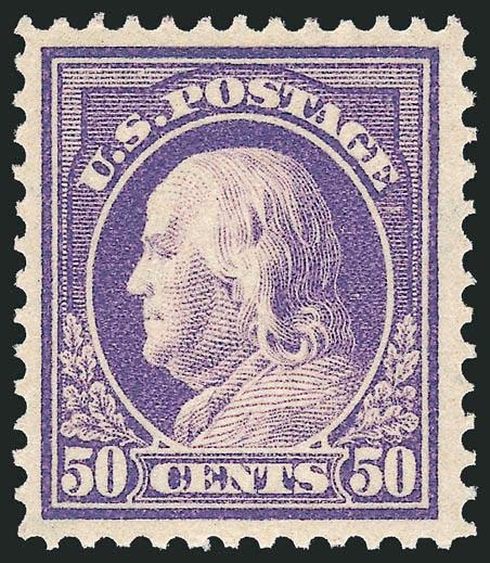50c Violet (422).> Mint N.H., intense shade on crisp paper, Very Fine and choice, with 2003 P.F. certificate