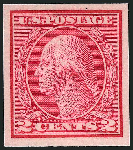 2c Carmine, Ty. I, Imperforate Coil (459).> Mint N.H., brilliant color, large even margins, Very Fine and choice, with 2004 P.F. certificate