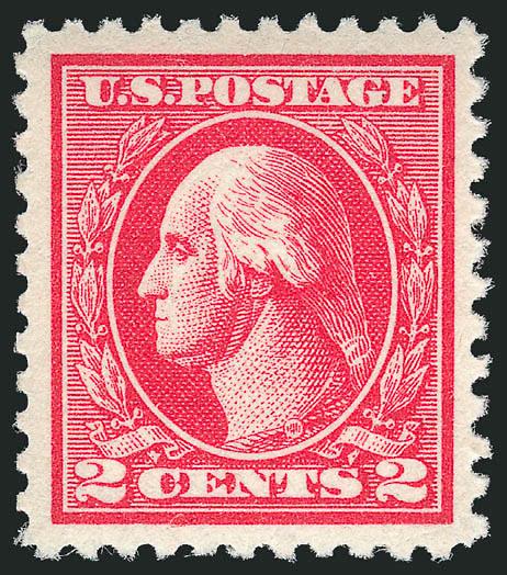 2c Carmine, Ty. VI (528A).> Mint N.H., brilliant color as fresh as the day it was printed on crisp paper, wide margins, long and full perforations, Extremely Fine, with 2003 P.F. certificate