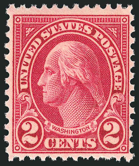 2c Carmine, Ty. II (634A).> Mint N.H., brilliant color on crisp paper, Fine, with 2002 P.S.E. certificate