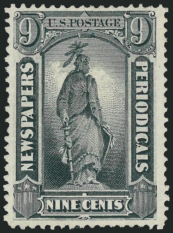 9c Gray Black, 1875 Special Printing (PR38).> Without gum as issued, intense shade and proof-like impression on bright paper, extra wide margins, Very Fine and choice, with 1999 P.F. certificate