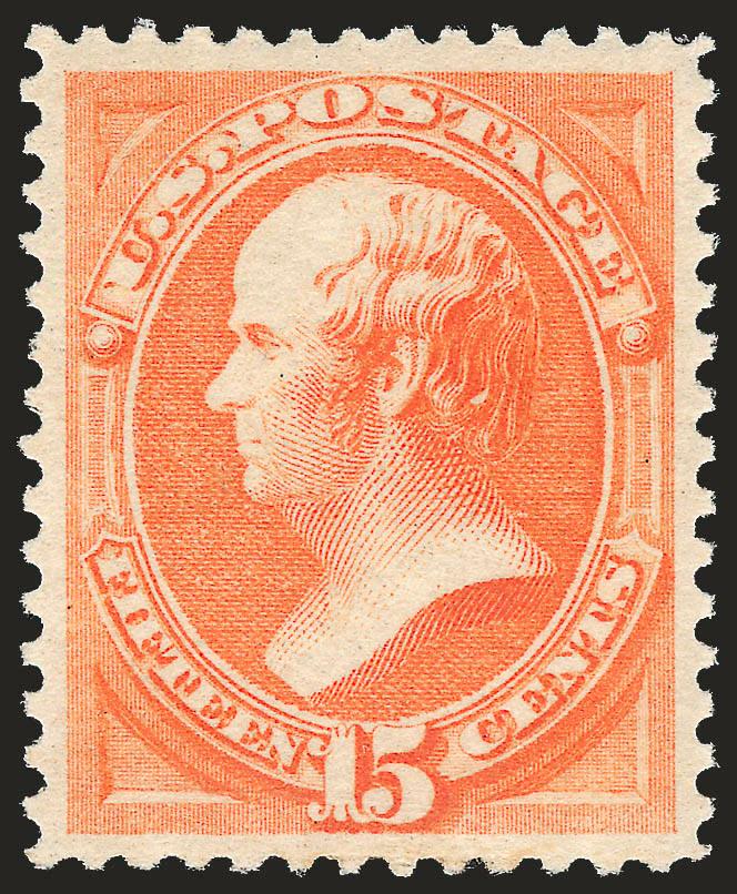 15c Red Orange (189).> Original gum, lightly hinged, fresh, exceptionally well-centered, lovely bright pastel color, Extremely Fine