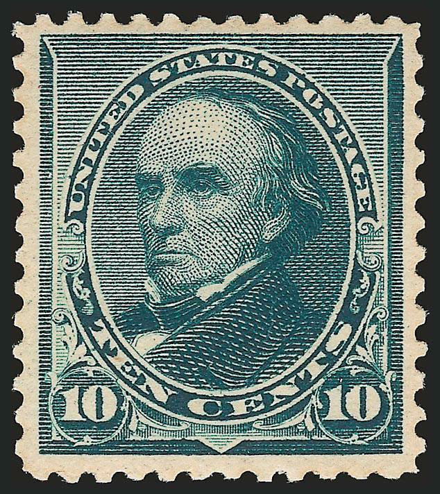 10c Green (226).> Original gum with brownish gum (not noted as such on accompanying certificate), intense shade and impression, Very Fine and choice, with 1987 and 2007 P.F. certificates