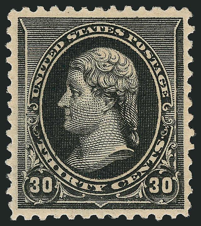 30c Black (228).> Original gum, barely hinged, intense shade, well-proportioned margins, Extremely Fine, with 2004 P.F. certificate