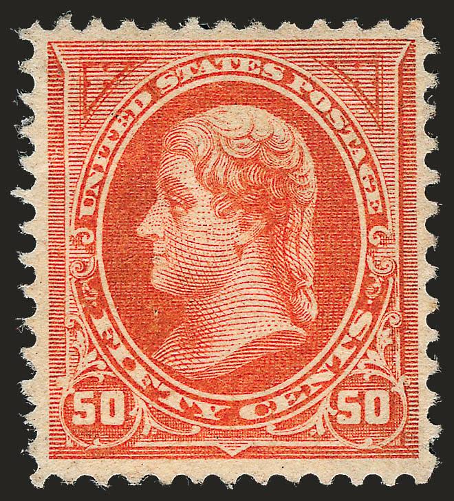 50c Orange (260).> Original gum, h.r. and offset specks, attractively centered, rich color, Very Fine, with 2007 P.S.E. certificate