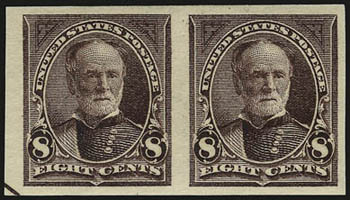 1c-10c 1895 Bureau Issue, Imperforate (264c, 268a, 272b, 273a).> Original gum, large to huge margins, 1c with part imprint, rich colors, Extremely Fine, each with clean P.F. certificate (1980-88)