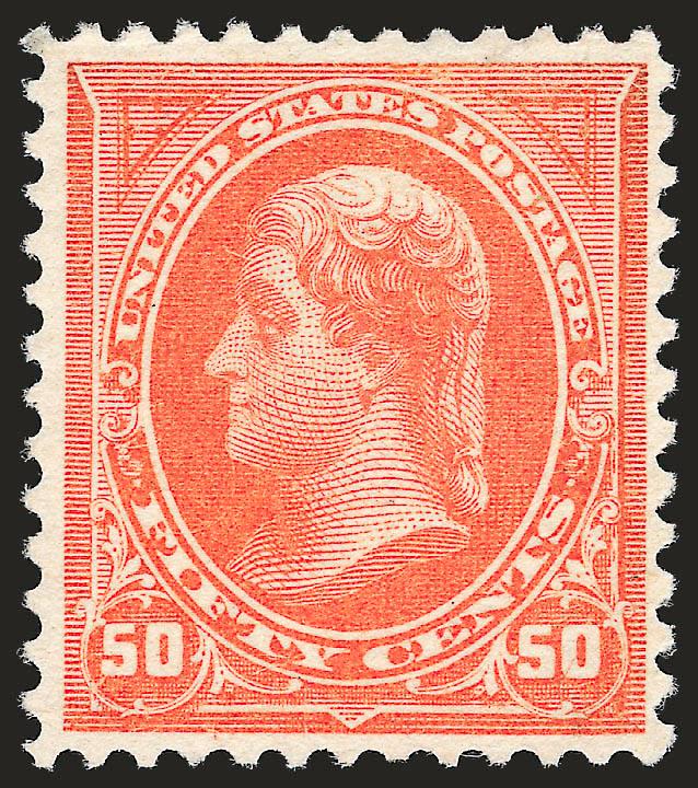 50c Orange (275).> Original gum, barest trace of hinging, vivid color, Very Fine, with 2007 P.S.E. certificate