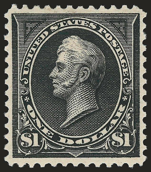 $1.00 Black, Ty. I (276).> Original gum, nice margins, clear impression, Very Fine and choice, with 2008 P.S.E. certificate (VF-XF 85 SMQ $1,000.00)