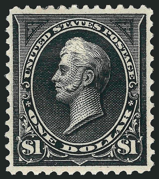 $1.00 Black, Ty. I (276).> Original gum, intense shade and proof-like impression, well-balanced margins, Very Fine and choice, a pretty stamp