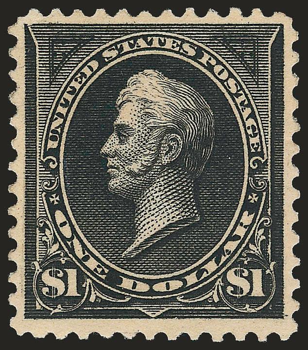 $1.00 Black, Ty. I (276).> Original gum, lightly hinged, attractive centering, Very Fine, with 2008 P.F. certificate