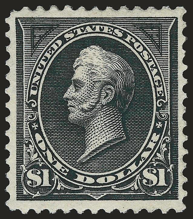 $1.00 Black, Ty. II (276A).> Original gum, lightly hinged, attractive margins, Very Fine, with 2008 P.S.E. certificate